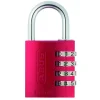 Abus 145/40 KODELÅS 40 MM RØD 1 STK^ Hængelåse