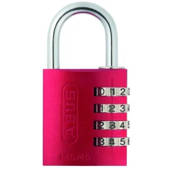 Abus 145/40 KODELÅS 40 MM RØD 1 STK^ Hængelåse