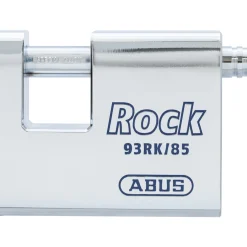 Abus ROCK 93RK/85 FOR OVAL HÆNGELÅS 85 SØLV 1 STK^ Hængelåse