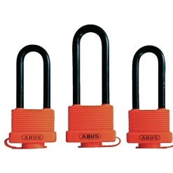 Abus TRAILERSÆT M. 3 STK., 70IB HÆNGELÅS 2 STK. 45 MM/1 STK. 50 MM ORANGE 3 STK Best