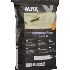 Alfix CERAFILL 10 FUGEMASSE 20 KG GRÅ^ Fliseklæb & Fugemasse