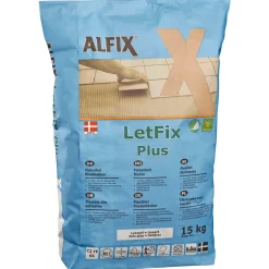 Alfix LETFIX PLUS FLISEKLÆB 15 KG LYSEGRÅ Best