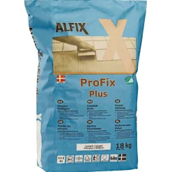 Alfix PROFIX PLUS FLISEKLÆB 18 KG LYSEGRÅ^ Fliseklæb & Fugemasse