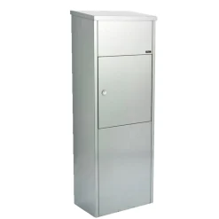 Allux 600 INKL. CYLINDERLÅS PAKKEPOSTKASSE GALVANISERET^ Postkasser & Standere