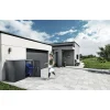 Biohort ALEX 1 SPAND RENOVATIONSSKJUL MØRKEGRÅ METALLIC STÅL^ Affaldsskjulere