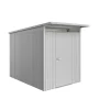 Biohort AVANTGARDE A3 REDSKABSRUM SØLV METALLIC 5,4 M²^ Stålskure