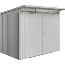 Biohort AVANTGARDE A5 REDSKABSRUM SØLV METALLIC 5,72 M2^ Stålskure
