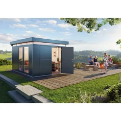 Biohort CASANOVA CASANOVA REDSKABSRUM MØRKEGRÅ METALLIC 22,79 M2 Discount