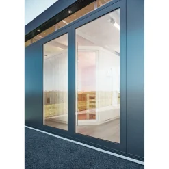 Biohort CASANOVA MØRKEGRÅ METALLIC GLASELEMENT GLAS^ Stålskure