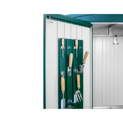 Biohort EUROPA STR. 7 REDSKABSRUM KVARTSGRÅ METALLIC 9,48 M2^ Stålskure