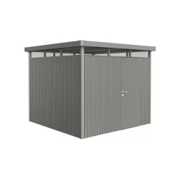 Biohort HIGHLINE H4 REDSKABSRUM KVARTSGRÅ METALLIC 7,56 M2^ Stålskure