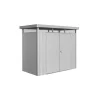 Biohort HIGHLINE H1 REDSKABSRUM SØLV METALLIC 4,26 M2^ Stålskure