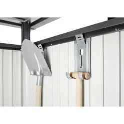 Biohort HIGHLINE H1 REDSKABSRUM SØLV METALLIC 4,26 M2^ Stålskure