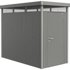 Biohort HIGHLINE HS REDSKABSRUM KVARTSGRÅ METALLIC 4,26 M2 New