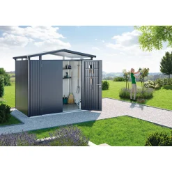 Biohort PANORAMA P2 REDSKABSRUM KVARTSGRÅ METALLIC 5,41 M2 Sale