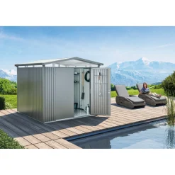 Biohort PANORAMA P4 REDSKABSRUM SØLV METALLIC 7,59 M2 New