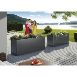 Biohort 2X0,5 HØJBED MØRKEGRÅ METALLIC 77 X 53 X 201 CM New
