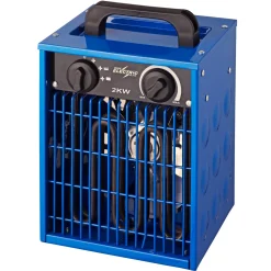BLUE ELECTRIC 2KW VARMEBLÆSER Best