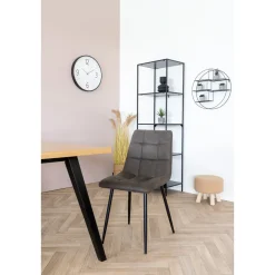 Boliginteriør BOLIGINTERIØR CLARA SPISESTOL MØRKEGRÅ 86 X 44 X 55 CM Sale