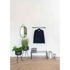 Boliginteriør BOLIGINTERIØR DINA SKOREOL SORT/KROM 34 X 32 X 78 CM^ Bolig Møbler