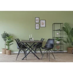 Boliginteriør BOLIGINTERIØR ELLA SPISESTOL SORT 86 X 48 X 55 CM Best