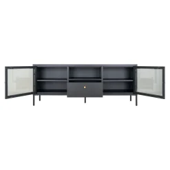 Boliginteriør BOLIGINTERIØR NELA TV-BÆNK SORT 60 X 160 X 35 CM^ Bolig Møbler