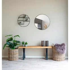 Boliginteriør BOLIGINTERIØR RUND HYLDE SORT 47.50 X 10 X 47.50 CM^ Bolig Møbler