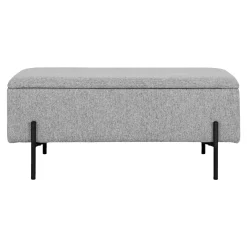 Boliginteriør BOLIGINTERIØR SOFIA BÆNK LYSEGRÅ 36.50 X 95 CM