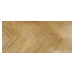 Boliginteriør BOLIGINTERIØR TILLÆGSPLADESÆT SILDEBENSMØNSTER NATUR 90 X 44 CM