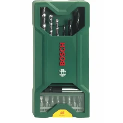 Bosch 2607019579 BOR-/BITSSÆT 15 DELE^ Tilbehør Elværktøj