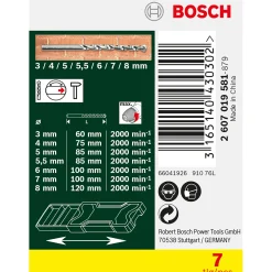 Bosch 2607019581 MURBORSÆT 7 DELE Clearance