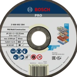 Bosch ACS 60 V BF SKÆRESKIVE 115MM 1 STK New