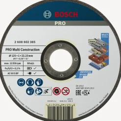 Bosch ACS 60 V BF SKÆRESKIVE 125MM 1 STK New