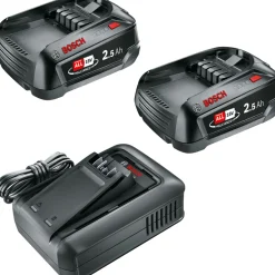 Bosch 1600A031T5 BATTERI OG LADER 18V 2,5 AH^ Batterier & Ladere