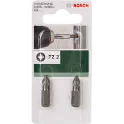 Bosch DIY 2609255923 BITS PZ2 5^ Tilbehør Elværktøj