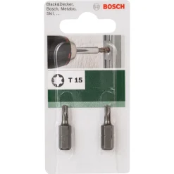Bosch DIY 2609255933 BITS T15 5^ Tilbehør Elværktøj