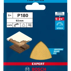 Bosch EXPERT C470 DELTA 93MM MELLEM SLIBEBLAD 180 5 STK Hot