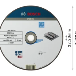 Bosch LIGE, 3MM SKÆRESKIVE 230MM 1 STK Online