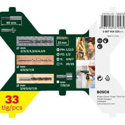 Bosch PROMOLINE 2607019325 BOR-/BITSSÆT 33 DELE Hot