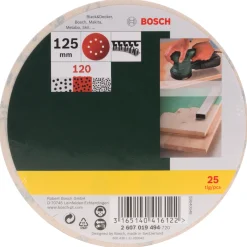 Bosch PROMOLINE EXC SLIBERONDEL Ø125 MM K120 25 STK Best