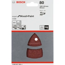 Bosch REDWOOD SLIBEARK 80 10 STK^ Tilbehør Elværktøj