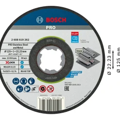 Bosch TILBEHØR X-LOCK STDI SKÆRESKIVE 125MM 10 STK Hot