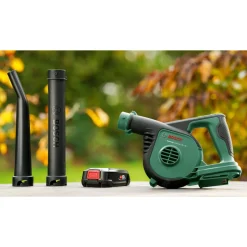 Bosch UNIVERSAL UNIVERSALLEAFBLOWER LØVBLÆSER 18,0 V UDEN BATTERI OG LADER^ Løvsugere