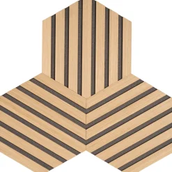 By Venø BY VENØ HEXAGON DEKORATIONSPANEL UBEHANDLET EG 10 X 267 X 308 MM Discount