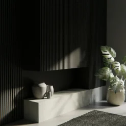 By Venø BY VENØ SVANEMÆRKET AKUSTIK-LINOLEUMSPANEL SORT 23 X 600 X 2400 MM^ Akustikpanel