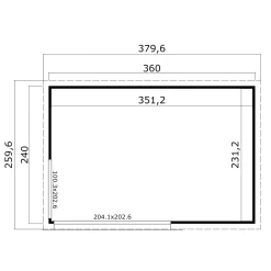BYGNORDIC SUNE ANNEKS 8,12 M2 Hot