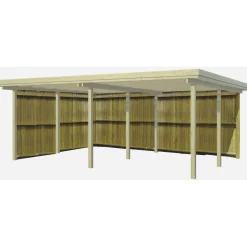 BYG-SELV LYNGE 2.0 INKL. BEKLÆDNING CARPORT 29 M2 Discount