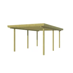 BYG-SELV LYNGE 1.0E CARPORT 18 M2^ Carporte
