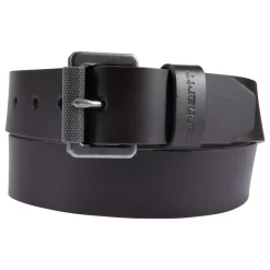 Carhartt BRIDLE LEATHER ROLLER BUCKLE BELT BÆLTE DARK BROWN 38^ Arbejdstøj Tilbehør