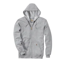 Carhartt LOOSE FIT MIDWEIGHT FULL-ZIP SWEATSHIRT HÆTTETRØJE L LYS GRÅ^ Trøjer & T-Shirts